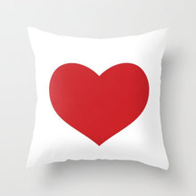 Laden Sie das Bild in den Galerie-Viewer, Neue kreative nordische Geometrie rote Kissenhülle heiße moderne dekorative Kissenhülle Sofa Couch Sitz Polyester 45 x 45 cm Dekokissen