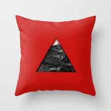 Laden Sie das Bild in den Galerie-Viewer, Neue kreative nordische Geometrie rote Kissenhülle heiße moderne dekorative Kissenhülle Sofa Couch Sitz Polyester 45 x 45 cm Dekokissen