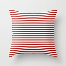 Laden Sie das Bild in den Galerie-Viewer, Neue kreative nordische Geometrie rote Kissenhülle heiße moderne dekorative Kissenhülle Sofa Couch Sitz Polyester 45 x 45 cm Dekokissen