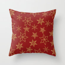 Laden Sie das Bild in den Galerie-Viewer, Neue kreative nordische Geometrie rote Kissenhülle heiße moderne dekorative Kissenhülle Sofa Couch Sitz Polyester 45 x 45 cm Dekokissen
