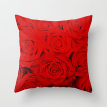 Laden Sie das Bild in den Galerie-Viewer, Neue kreative nordische Geometrie rote Kissenhülle heiße moderne dekorative Kissenhülle Sofa Couch Sitz Polyester 45 x 45 cm Dekokissen