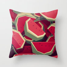 Laden Sie das Bild in den Galerie-Viewer, Neue kreative nordische Geometrie rote Kissenhülle heiße moderne dekorative Kissenhülle Sofa Couch Sitz Polyester 45 x 45 cm Dekokissen