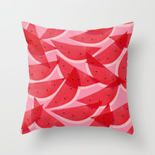 Laden Sie das Bild in den Galerie-Viewer, Neue kreative nordische Geometrie rote Kissenhülle heiße moderne dekorative Kissenhülle Sofa Couch Sitz Polyester 45 x 45 cm Dekokissen