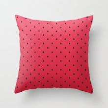 Laden Sie das Bild in den Galerie-Viewer, Neue kreative nordische Geometrie rote Kissenhülle heiße moderne dekorative Kissenhülle Sofa Couch Sitz Polyester 45 x 45 cm Dekokissen