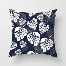 Laden Sie das Bild in den Galerie-Viewer, Blau-weißer Porzellandruck-Kissenbezug, böhmischer Stil, Mandala-Geometrie-Kissenbezug, moderne Mode, Sofa, Stühle, Dekokissen