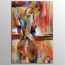 Load image into Gallery viewer, Home Decor Nordic Canvas Painting Modern Sex Lady Picture Wall Art Poster Girl Bedroom Abstract Minimalist Art Oil Painting
