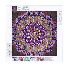 Cargar imagen en el visor de la galería, Kits de mandala de pintura de diamante en forma especial de bricolaje 5D Pintura de arte de diamante de bricolaje punto de cruz para adultos y niños