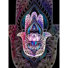 Laden Sie das Bild in den Galerie-Viewer, Ölgemälde Mandala Blume Zeichnung auf Leinwand handgemalte Malerei Kunst Geschenk DIY Bilder nach Zahlen Blume Wohnkultur, Whatarter