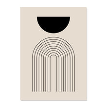 Laden Sie das Bild in den Galerie-Viewer, Abstrakte böhmische Linie Frau Gesichter Blumen Mid Century Poster Leinwand Malerei Wand Kunstdruck Bild Wohnzimmer Wohnkultur