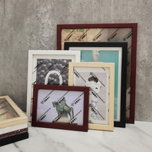 Laden Sie das Bild in den Galerie-Viewer, Bilderrahmen für Wandbilderrahmen 9x13 13x18 20x25cm Pleix Glas innen klassische Rahmen für Bilder