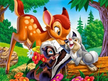 Carica l'immagine nel visualizzatore della Galleria, Pittura diamante Schema punto croce Ricamo diamante 5D "Principessa dei cartoni animati Topolino Winnie the Pooh" Decorazioni per la casa Art