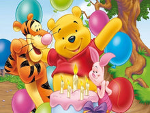 Carica l'immagine nel visualizzatore della Galleria, Pittura diamante Schema punto croce Ricamo diamante 5D "Principessa dei cartoni animati Topolino Winnie the Pooh" Decorazioni per la casa Art