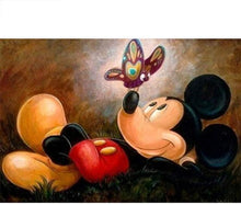 Carica l'immagine nel visualizzatore della Galleria, Pittura diamante Schema punto croce Ricamo diamante 5D "Principessa dei cartoni animati Topolino Winnie the Pooh" Decorazioni per la casa Art