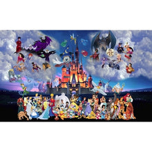 Carica l'immagine nel visualizzatore della Galleria, Pittura diamante Schema punto croce Ricamo diamante 5D "Principessa dei cartoni animati Topolino Winnie the Pooh" Decorazioni per la casa Art