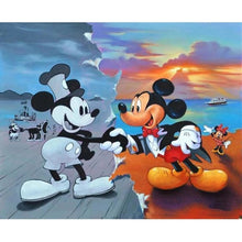 Carica l'immagine nel visualizzatore della Galleria, Pittura diamante Schema punto croce Ricamo diamante 5D "Principessa dei cartoni animati Topolino Winnie the Pooh" Decorazioni per la casa Art
