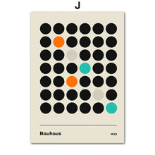Load image into Gallery viewer, Bauhaus Abstract Geometric Lines Japan Nordic Modern Wall Art Canvas Painting Posters And Prints Pictures For Living Room Decor