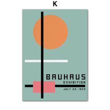 Load image into Gallery viewer, Bauhaus Abstract Geometric Lines Japan Nordic Modern Wall Art Canvas Painting Posters And Prints Pictures For Living Room Decor