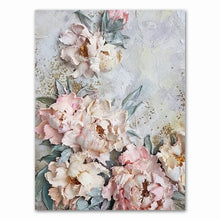 Laden Sie das Bild in den Galerie-Viewer, Art Scandinavian Home Decor Abstrakte Leinwandmalerei Wandkunst Blume Poster und Drucke Wandbilder für die Wohnzimmerdekoration