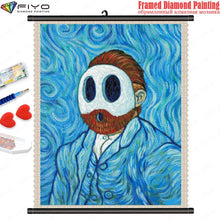 Laden Sie das Bild in den Galerie-Viewer, 5D DIY Diamantmalerei Lustige Jesus Mosaik Handarbeiten Volldiamantstickerei Mit Rahmen Kreuzstich Set Kunstwanddekorativ