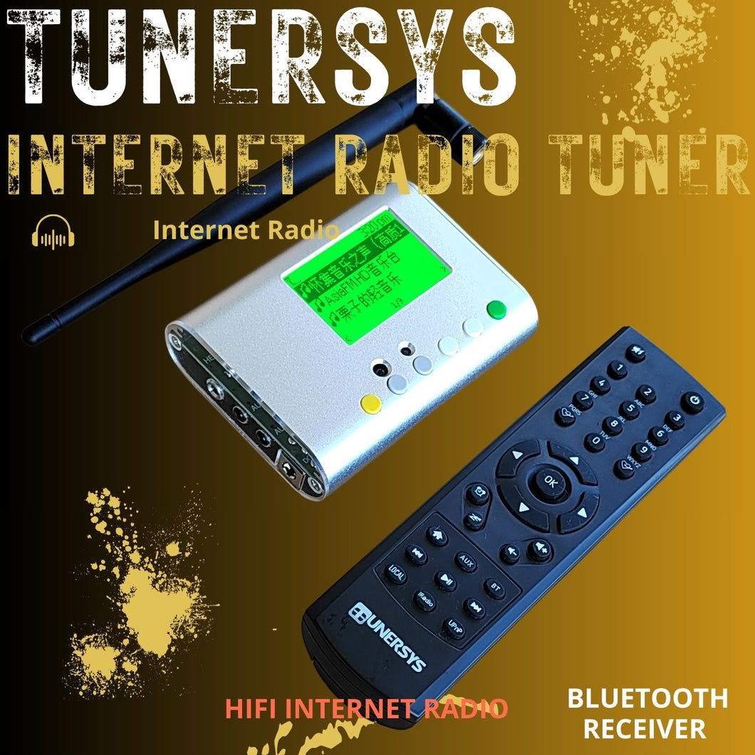 WiFi Internet Tuner Radio Stereo Bluetooth Headphone Amplifier