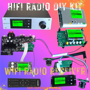 Placa amplificadora de radio por Internet Diy, sintonizador WiFi estéreo