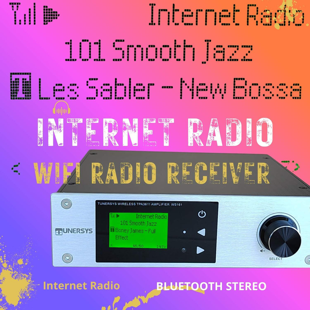 WLAN-Tuner Internetradio-Netzwerk Stereoverstärker Bluetooth-Empfänger