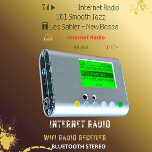 WiFi Internet Tuner Radio Stereo Bluetooth Headphone Amplifier