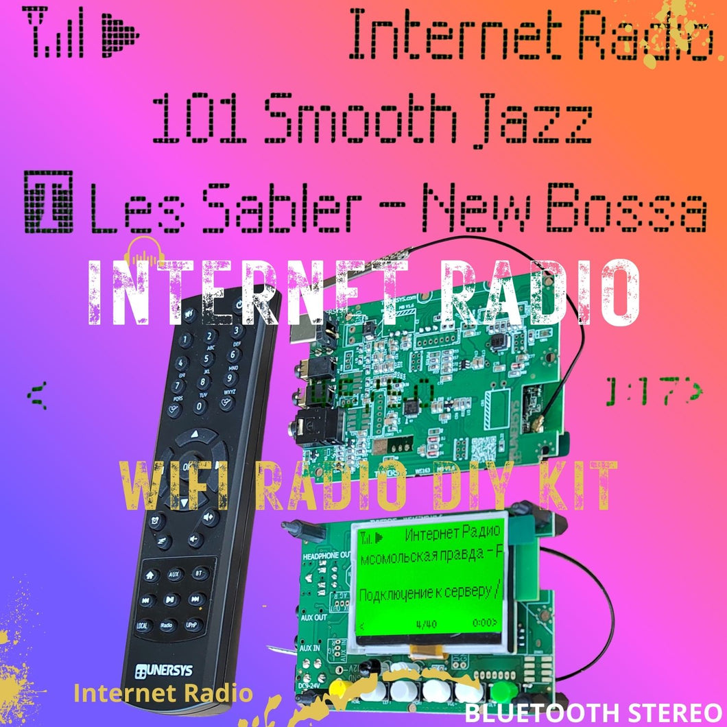 Diy Internet Radio Amplifier Board WiFi Tuner Stéréo