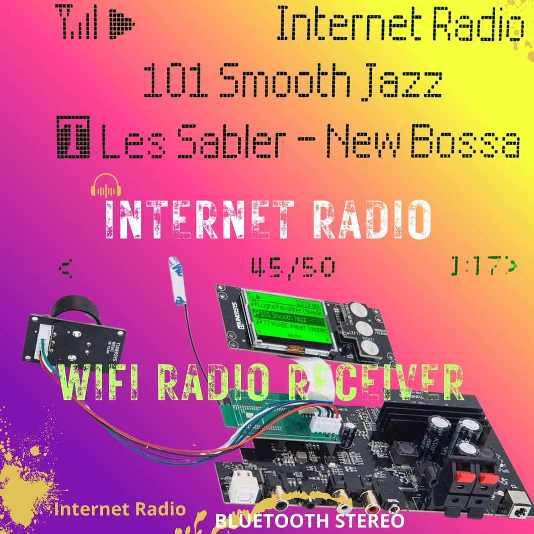 DIY Radio KIT WiFi Internet Tuner Stereo Amplifier Module