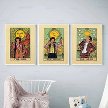 Laden Sie das Bild in den Galerie-Viewer, Leinwandgemälde, britischer Sänger, Harry-Stil, Poster, Wandkunst, Dekoration, moderne Dekoration, Raumdekoration, hochwertig, rahmenlos