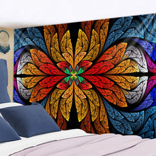 Laden Sie das Bild in den Galerie-Viewer, Wandbehang Tissu Boheme Mandala Tapisserie 3D Jade Home Decor Wohnzimmer Hintergrund Wand Teppich Tuch Hippie Decke