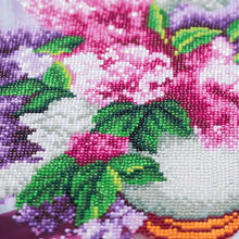 Cargar imagen en el visor de la galería, Pintura de diamante 5D DIY con bordado de gato, animales reflejados, punto de cruz, taladros cuadrados completos, cuadro de pintura de diamantes de imitación