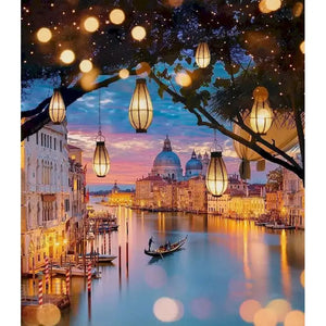 PhotoCustom 60x75cm Paint by numbers Handpainted Canvas painting Scenery Painting by numbers For adults Home decor