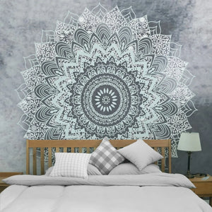 Tapisserie murale suspendue Mandala, décoration de maison pour salon, chambre à coucher, serviette de plage, couverture anti-poussière multifonctionnelle