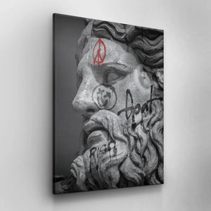 Statua greca astratta Scultura in gesso Pittura su tela Opere d'arte David Art Poster e stampe Immagini a parete per la decorazione del soggiorno