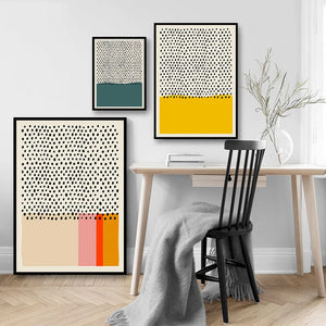 Linea di colori astratti Wall Art Canvas Painting Stile minimalista Immagine geometrica Poster e stampe Galleria Soggiorno Decorazioni per la casa