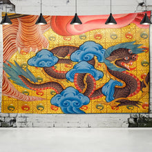 Carica l&#39;immagine nel visualizzatore della Galleria, Arazzo, antico dipinto buddista thangka, arazzo mandala hippie, decorazione da parete paesaggistica, decorazione dello sfondo della casa