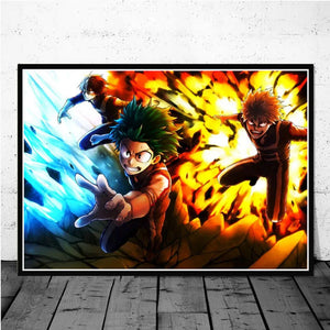 Posters And Prints Boku No Hero My Hero Academia Anime Pictures On The Wall Canvas Painting Art Decoration Home Decor Cuadros