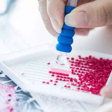 Cargar imagen en el visor de la galería, Pintura de diamante 5D DIY con bordado de gato, animales reflejados, punto de cruz, taladros cuadrados completos, cuadro de pintura de diamantes de imitación