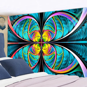 Tapiz de Mandala Tissu Boheme para colgar en la pared, decoración del hogar de Jade 3D, Fondo de sala de estar, alfombra de pared, manta Hippie