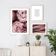 Carica l&#39;immagine nel visualizzatore della Galleria, Scandinavo simbolo dell&#39;amore poster rosa fiore piuma stile nordico arte della parete stampa su tela pittura moderna decorazione del soggiorno