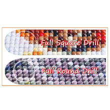 Cargar imagen en el visor de la galería, Diy 5d pintura de diamante punto de cruz tamaño grande flores doradas negras nueva colección mosaico bordado venta decoración de pared AA4571