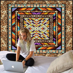 ndian Mandala Tapisserie Tenture Murale Plage De Sable Jeter Tapis Couverture Matelas psychédélique Bohème Yoga Châle Tapis Mandala Tapisserie