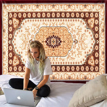 Carica l&#39;immagine nel visualizzatore della Galleria, ndian Mandala Arazzo Appeso a Parete Spiaggia di sabbia Coperta Coperta Coperta Materasso psichedelico Bohemian Yoga Scialle Mat Mandala Arazzo