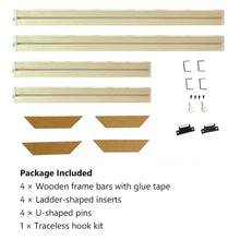 Load image into Gallery viewer, Wooden Pictures Frame For Wall Canvas Frame Diamond Painting Large Size DIY Picture and Poster Wall Frame Pine Composite Decor