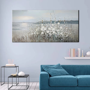 3D Abstract Oil Painting Flower Handmade Wall Art Picture Home Hotel Office Interior Decoration Painting On Canvas Hand Painted