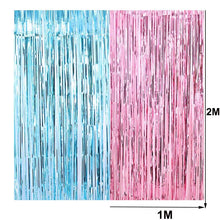 Laden Sie das Bild in den Galerie-Viewer, Babyparty-Dekoration, es ist ein Junge oder Mädchen-Hintergrund, Regenvorhang, Hintergrund, Geschlecht offenbaren Luftballons, Willkommen zu Hause, Babyzubehör