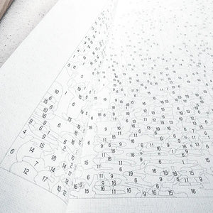 GATYZTORY Ölgemälde nach Zahlen Set Frauenporträt auf Leinwand 60x75 Rahmenfarbe für Erwachsene Bild Zeichnung Färbung nach Zahlen