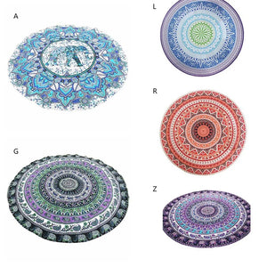 Tapisserie murale suspendue style bohème Mandala, literie psychédélique, indiens Hippie, tapis de plage d'été, couverture, nappes