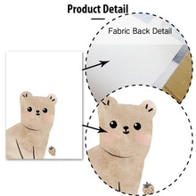 Carica l&#39;immagine nel visualizzatore della Galleria, Poster e stampe nordici Orso Elefante Giraffa Bradipo Sole Arcobaleno Arte della parete Pittura su tela Immagini da parete per bambini Decorazioni per la camera dei bambini